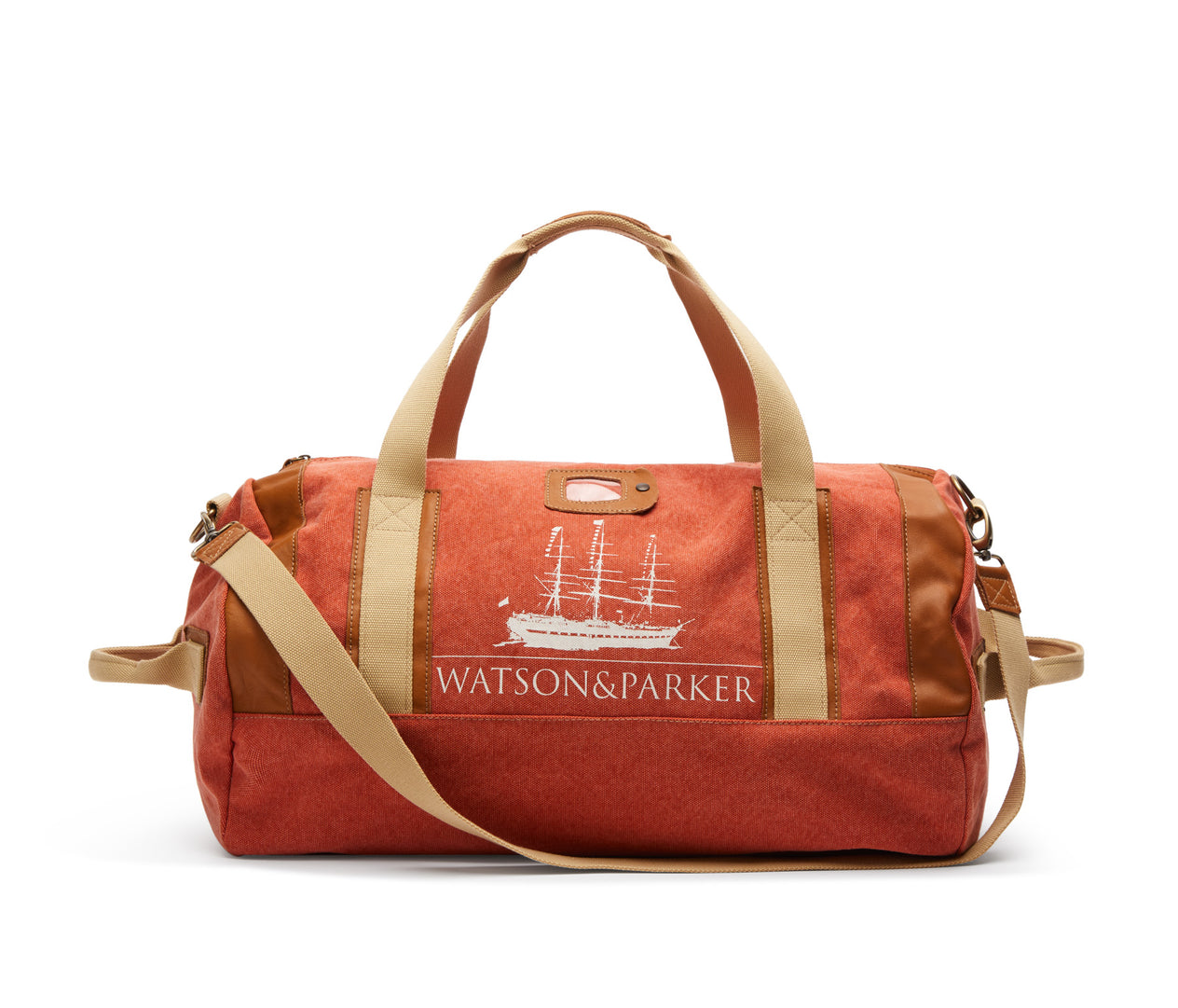 Duffle Bag Canvas Washed Orange