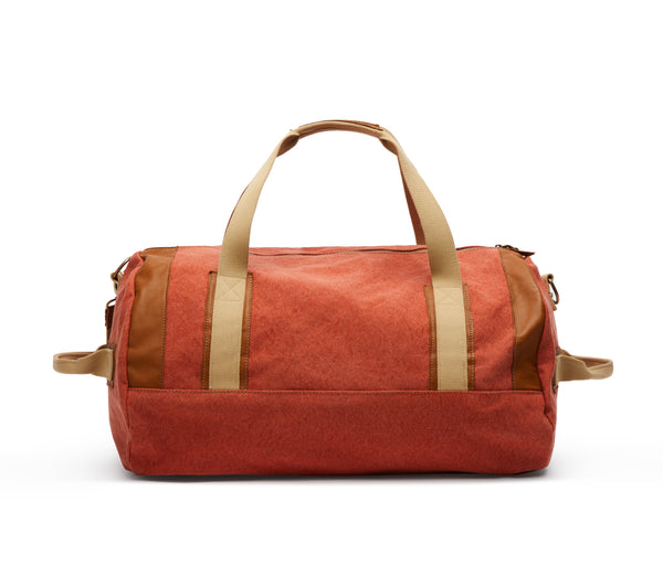 Borsone Canvas Washed Orange