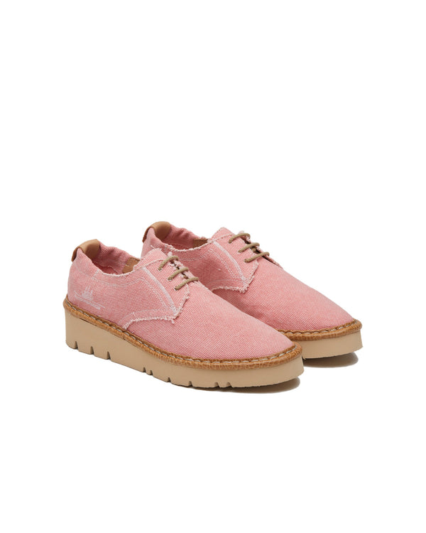 Scarpe stringate Dapper Canvas Washed Pink