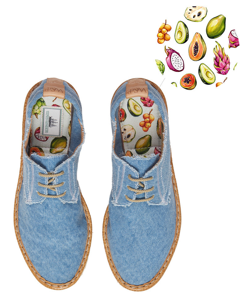 Scarpe stringate Dapper Canvas Washed Sky